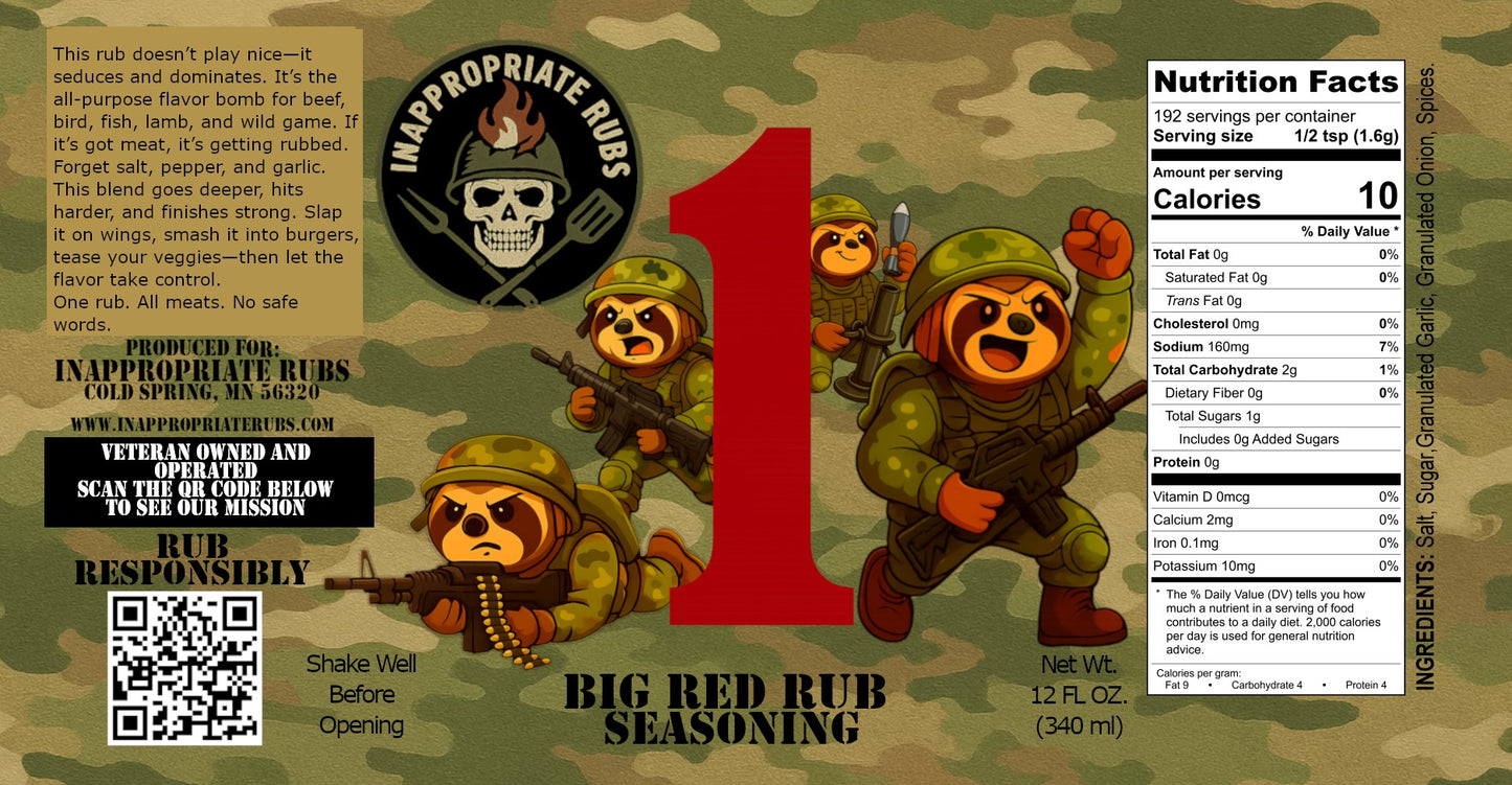 The Big Red Rub Seasoning